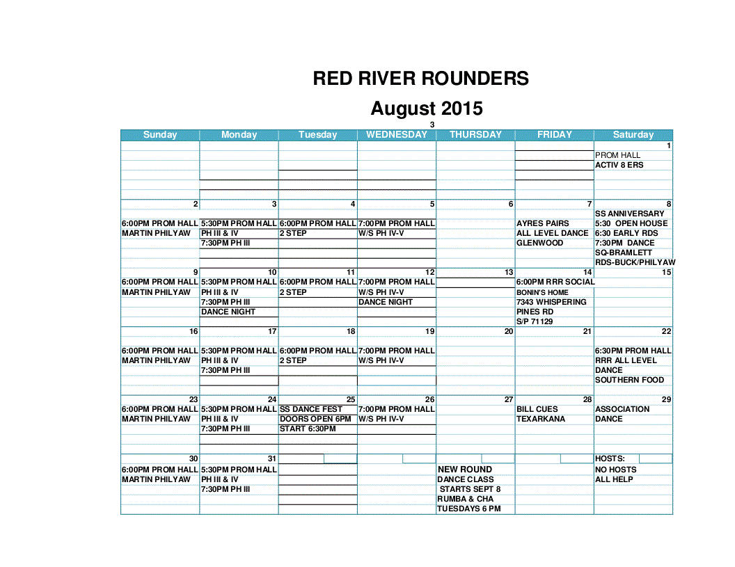 AUGUST'S Calender NOT YET available