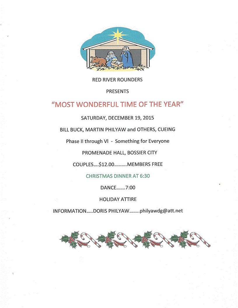 December Flyer NOT yet Available