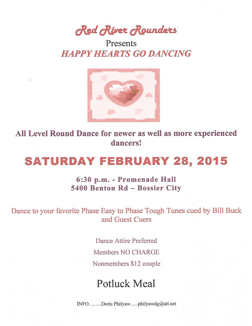 February Flyer NOT yet Available