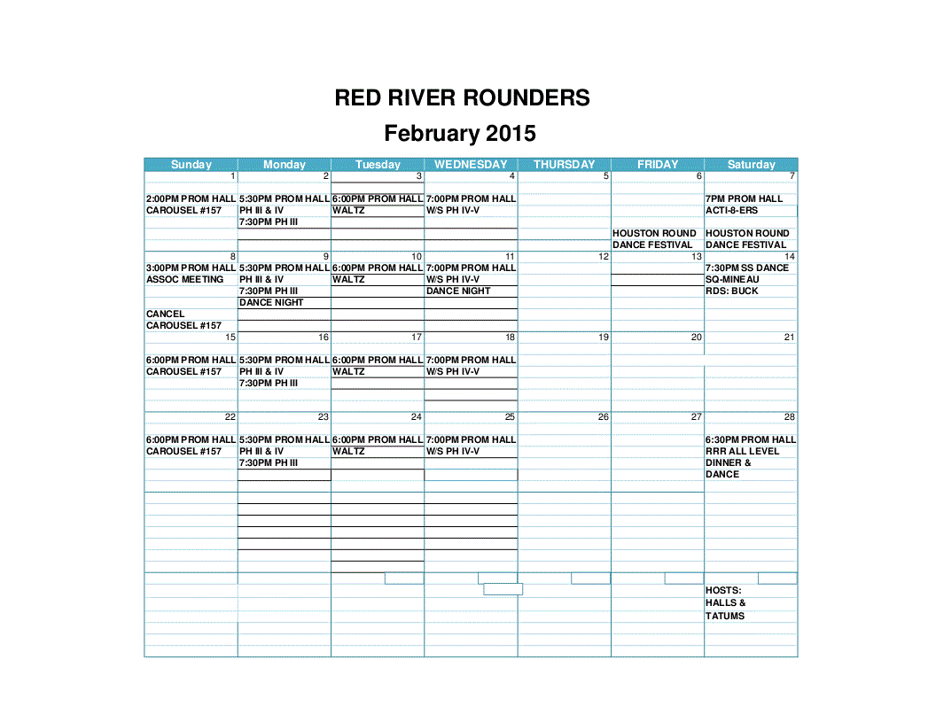 FEBRUARY'S Calender NOT YET available