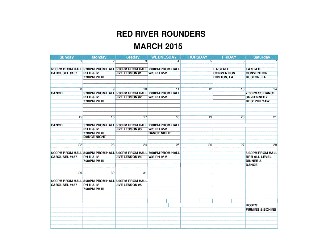 MARCH'S Calender NOT YET available