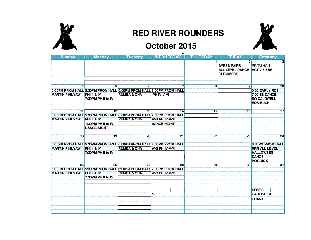 OCTOBER'S Calender NOT YET available